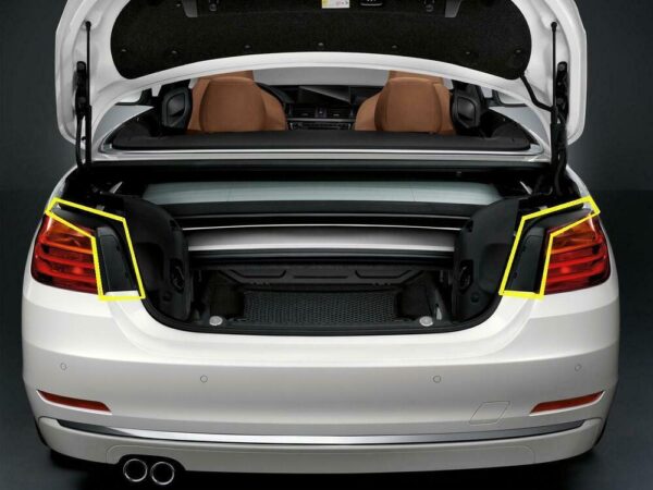 63217366067 - New Genuine BMW F83 M4/F33 Cabrio Rear Lights Taillight Gutter Cover Set Pair