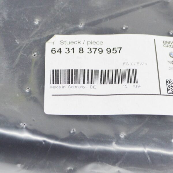 64318379957 - BMW 7 E65 Left Microfilter Air Channel 64318379957 8379957 NEW REAL