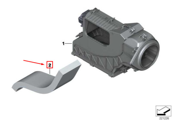 64319127516 - NEW MINI R50 INTERNAL FILTER 64319127516 ORIGINAL
