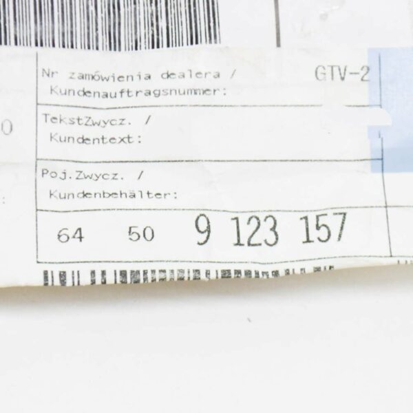 64509123157 - NEW BMW 1 F20 CENTER CONSOLE SELF SECURING HEX NUT 64509123157 OEM