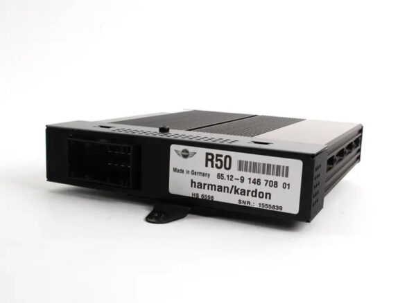 65129146708 - MINI COOPER R50, R53 Harman Kardon Amplifier 9146708 65129146708 NEW ORIGINAL