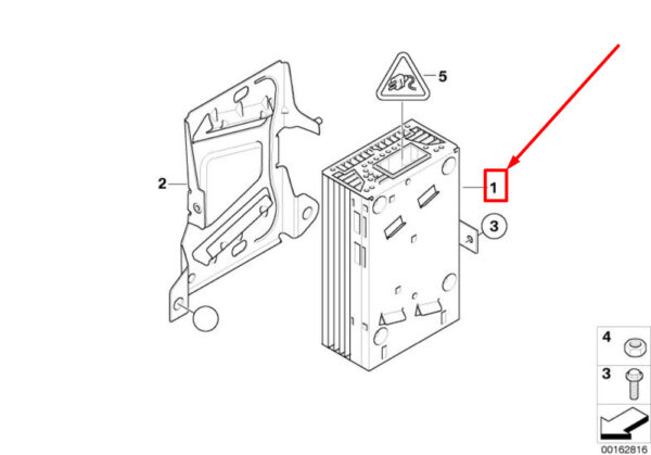 65129388956 - Mini Cooper R56 Amplifier HiFi Harman Kardon 65129388956 9388956 NEW GENUINE