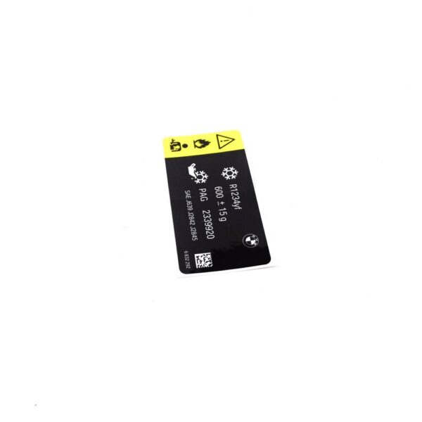 71236832292 - BMW 5 G30 LABEL COOLANT 600+ - 10G 71236832292 NEW GENUINE