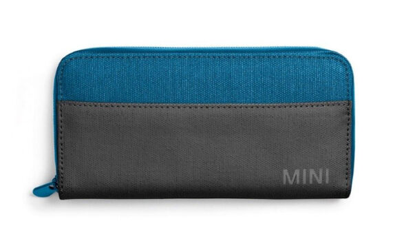 80212460857 - MINI CUBMAN F54 Lifestyle Collection Wallet Black Blue 80212460857 NEW