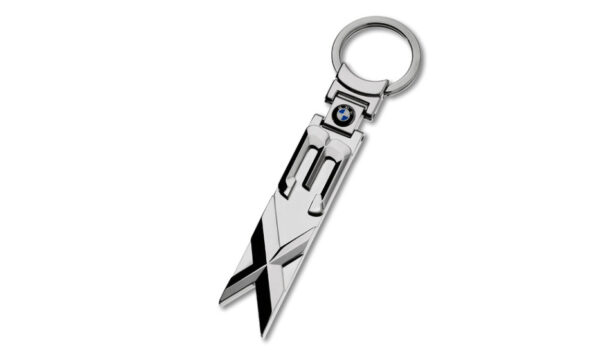 80272454658 - 3PCS Genuine BMW X3 Series Stainless Steel Key Ring Aluminium 80272454658 OEM