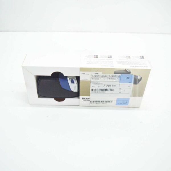 82292219915 - NEW BMW 1 F21 KEY HOLDER FOB LEATHER CASE COVER M 82292219915 2219915 ORIGINAL