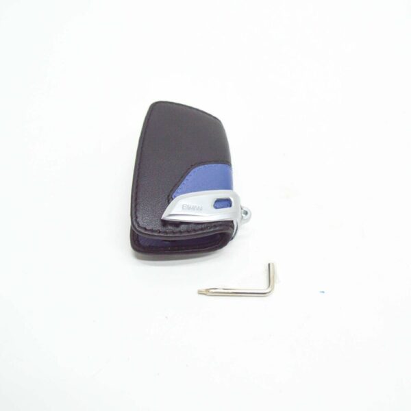 82292219915 - NEW BMW 1 F21 KEY HOLDER FOB LEATHER CASE COVER M 82292219915 2219915 ORIGINAL