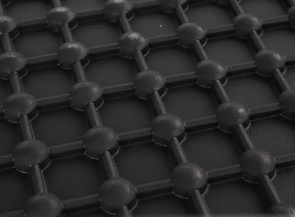 82559405044 - NEW BMW 5 E39 REAR ALL WEATHER RUBBER FLOOR MAT SET - BLACK 9405044