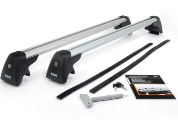82710435867 - NEW MINI CLUBMAN R55 ROOF RACK BASE RODS 82710435867 ORIGINAL