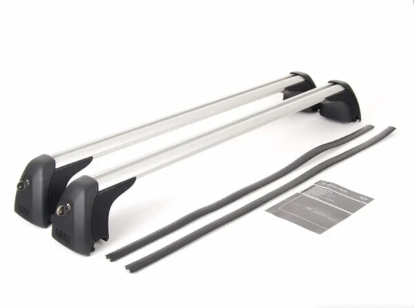 82712327916 - NEW OEM MINI COOPER F56 ROOF RACK BASE BARS SET 82712327916 GENUINE