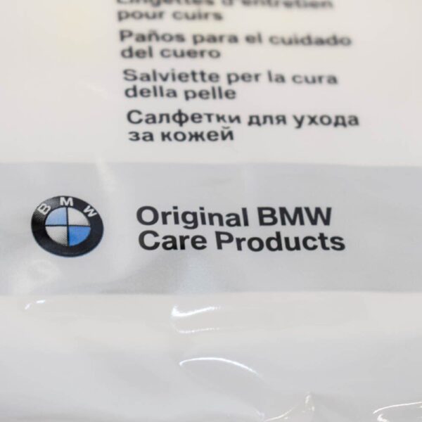 83122298225 - BMW Interior Leather Care Cleaning Wew Wipes Cloths 83125A16456 NEW GENUINE