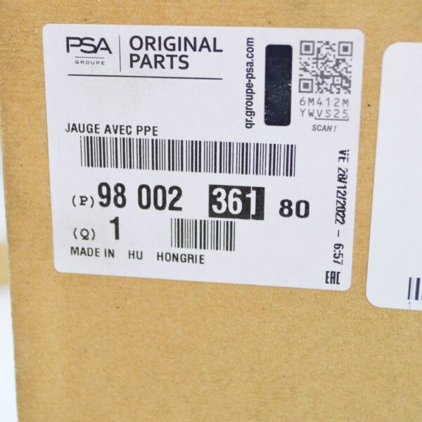 9800236180 - Peugeot 5008 tank indicator with pump 9800236180 new