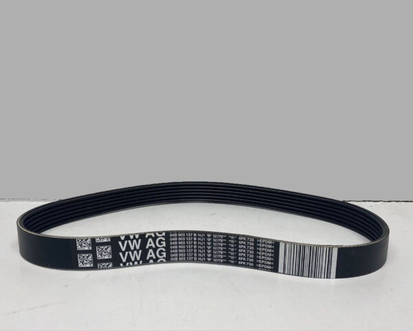 04B903137B - NEW ŠKODA RAPID NH MOTOR ALTERNATOR POLY-V-BELT 04B903137B ORIGINAL