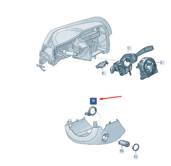 2Q0953254 - NEW ŠKODA SUPERB MK3 READER COIL 2Q0953254 GENUINE