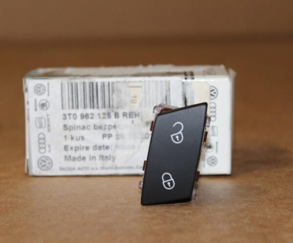 3T0962125BREH - NEW ŠKODA SUPERB MK2 3T LEFT DOOR CENTRAL LOCKING SWITCH 3T0962125BREH