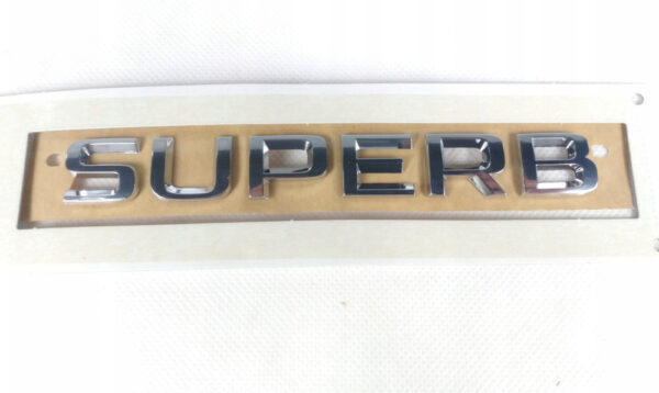 3V0853687A2ZZ - ŠKODA SUPERB MK3 trunk lid emblem 3V0853687A2ZZ, new original