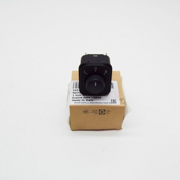 565959565 - ŠKODA KODIAQ NS Exterior Mirror Adjustment Switch 5659565WHI NEW