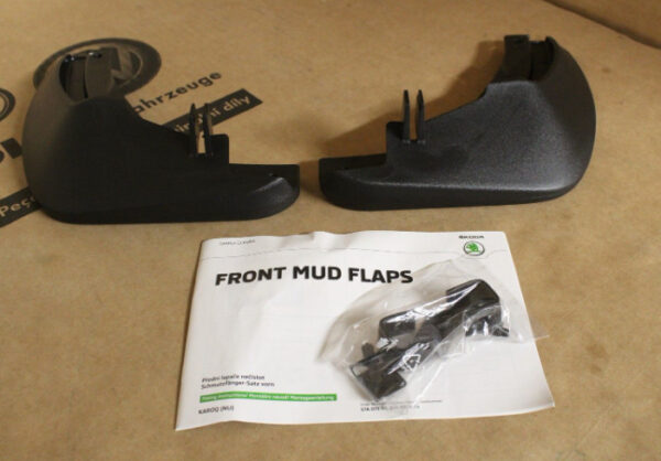 57A075111 - ŠKODA KAROQ NU FRONT DIRT CATCHER SET 57A075111, ORIGINAL PART