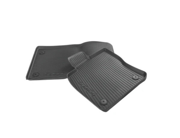 57C061502 - Skoda Karoq Nu, floor mat set front, right handlebar, 57C061502, original part