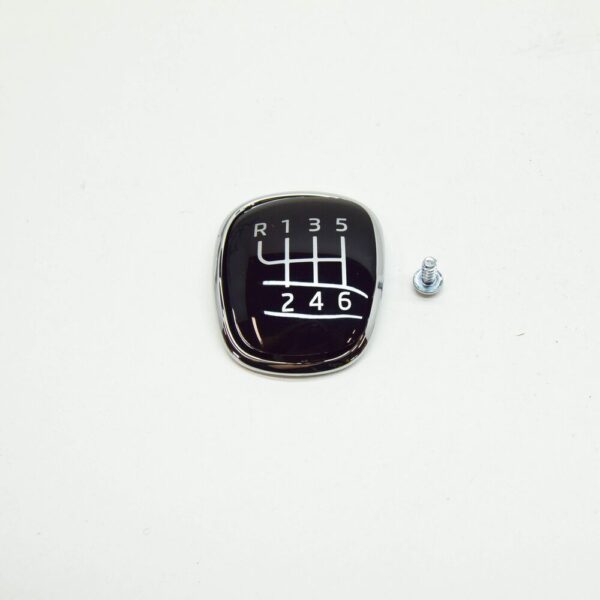 5E0798117A - ŠKODA SUPERB MK3 Gearstick Knob Badge Repair Set 5E0798117A NEW GENUINE