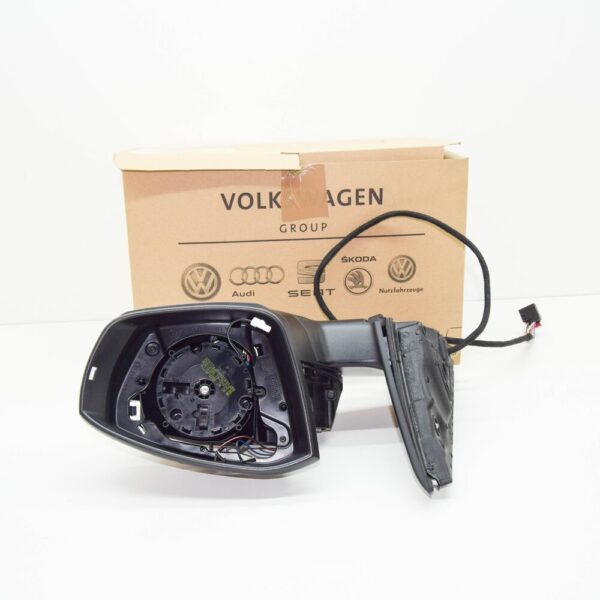 5E1857508AE - New SKODA OCTAVIA 5E MK3 FRONT RIGHT WING MIRROR LHD 5E1857508AE Genuine