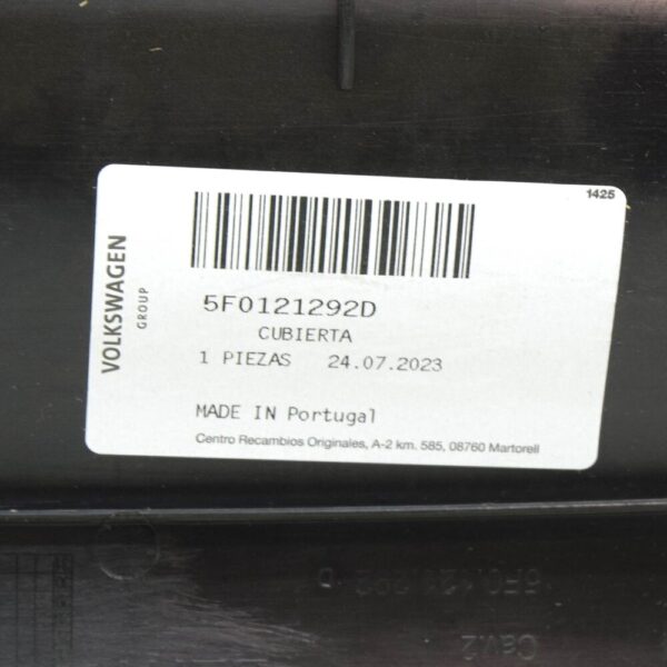 5F0121292D - SEAT Leon 5F radiator air deflector bottom 5F0121292D, original part