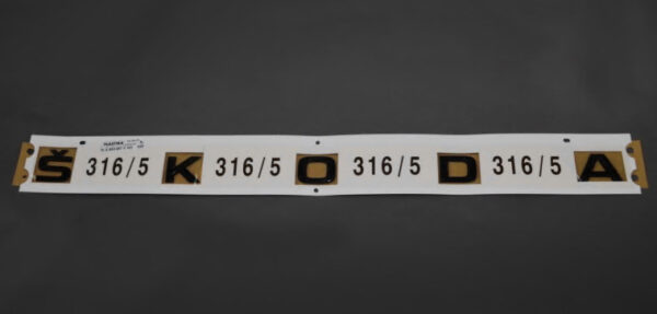 5LG853687C041 - New SKODA ENYAQ iV Rear Emblem Inscribed 5LG853687C041 GENUINE