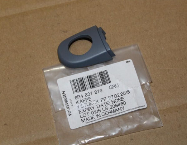 6R4837879GRU - NEW ŠKODA RAPID NH FRONT LEFT DOOR HANDLE CAP 6R4837879GRU ORIGINAL