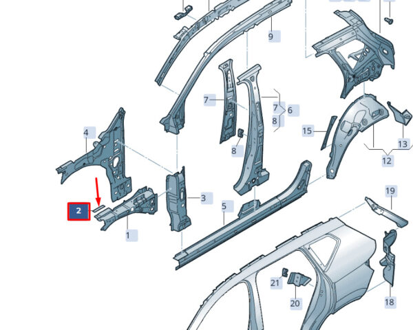 8D0805521A - NEW SEAT ATECA KH7 RIGHT PROTECTIVE FILM 8D0805521A ORIGINAL