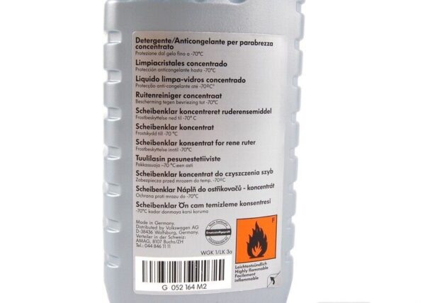 G052164M2 - ŠKODA Concentrated Glass Cleaner with Antifreeze, ""Order Q. 10" G052164