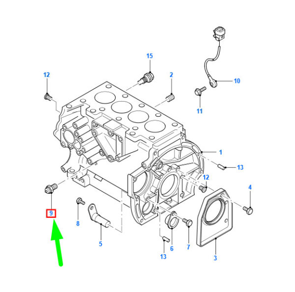 1027970 - Ford Focus MK1 Öldruckschalter Baugruppe 98FB-9278-AA 1027970 NEU ORIGINAL