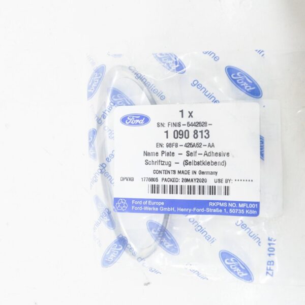 1090813 - FORD KA MK1 Rear Emblem Name Plate Badge 98FB-425A52-AA 1090813 NEW GENUINE