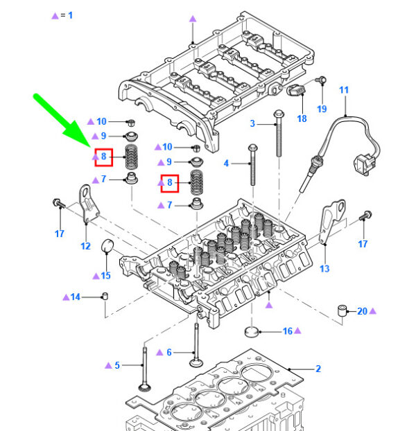 1099933 - FORD MONDEO MK3 VALVE SPRING 1099933 XS7Q-6513-DA NEW GENUINE