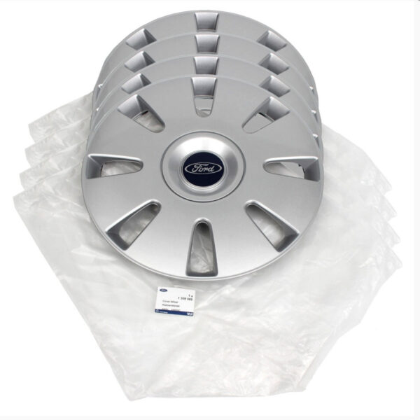 1308985 - FORD MONDEO MK4 WHEEL TRIMS TRIM SET 4 PIECE 1308985 3M51-1000-DC NEW GENUINE