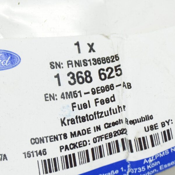 1368625 - FORD FOCUS MK2 Fuel Feed Pipe 1368625 4M51-9E966-AB NEW GENUINE