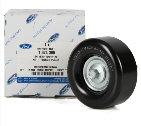 1374385 - NEW FORD TRANSIT MK3 DRIVE BELT TENSIONER PULLEY KIT 1374385 ORIGINAL