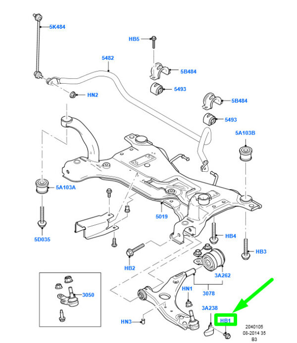 1382574 - NEW FORD C-MAX MK1 FRONT SUSPENSION ADJUSTMENT NUT W702630-S442 1382574 ORIGINAL
