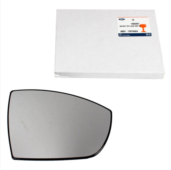 1405067 - NEW FORD GALAXY MK2 FRONT RIGHT DOOR MIRROR GLASS LHD 1405067 ORIGINAL