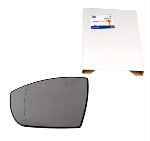 1405073 - NEW FORD GALAXY MK2 FRONT LEFT DOOR MIRROR GLASS LHD 1405073 ORIGINAL