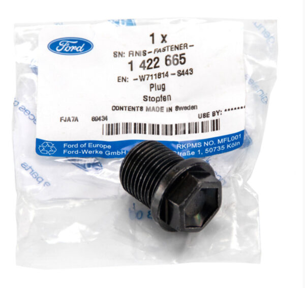 1422665 - NEW FORD KUGA C394 MK1 OIL DRAIN SCREW W711814-S443 1422665 ORIGINAL
