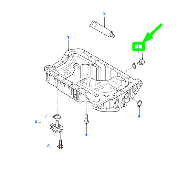 1459212 - NEW FORD GALAXY V191 MK1 OIL DRAIN SCREW WITH WASHER 1459212 ORIGINAL