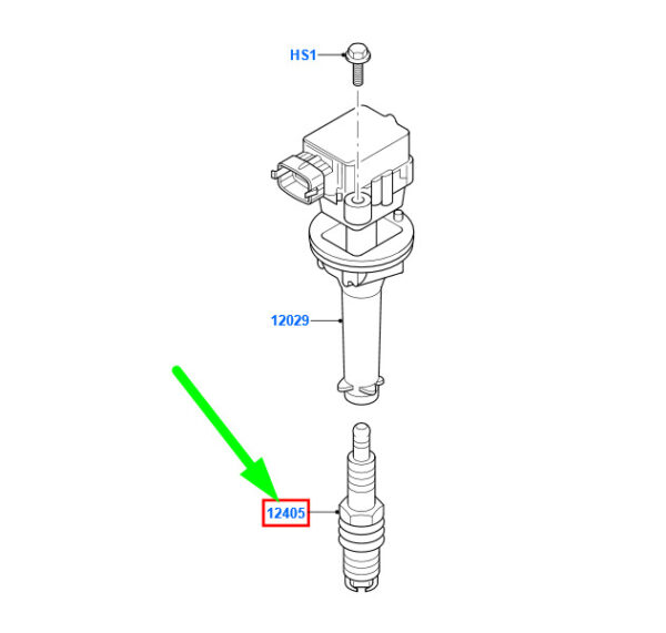 1505812 - NEW FORD MONDEO MK4 SPARK PLUG 1505812 6M5J-12405-AA ORIGINAL