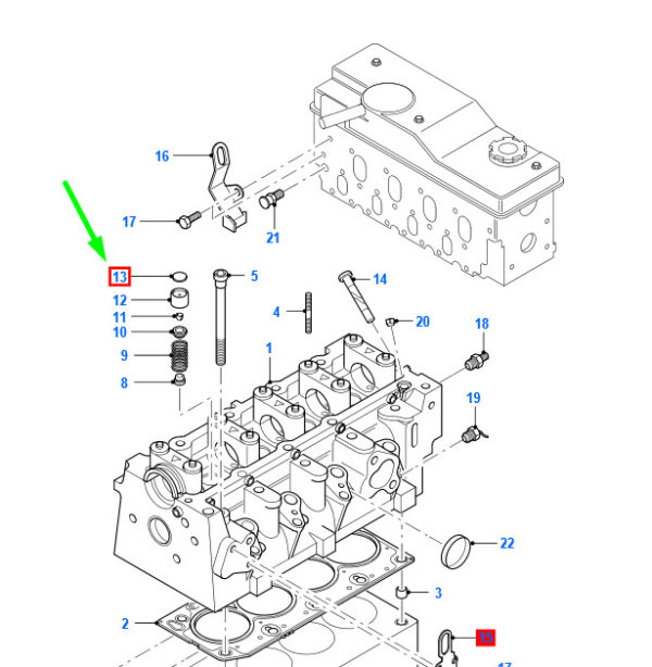 1646479 - NEW FORD TRANSIT CONNECT MK1 ENGINE CYLINDER HEAD WASHER 4.65MM 1646479
