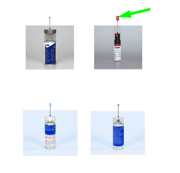 2245568 - NEW FORD FOCUS MK2 TOUCH UP PAINT THUNDER METALLIC 2245568 GENUINE