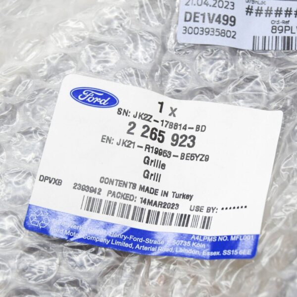 2265923 - FORD TOURNEO CUSTOM Front Bumper Left Grille Bezel 2265923 NEW GENUINE