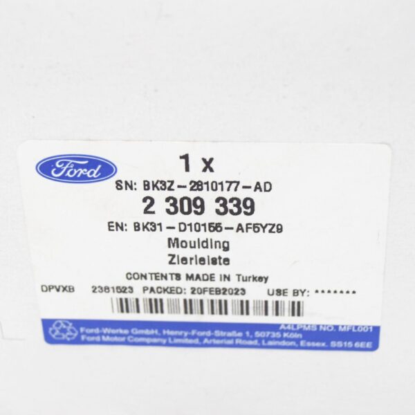 2309339 - Ford Transit mk4 rear left door strip BK31-D10155-AF5YZ9 23039339 NEW
