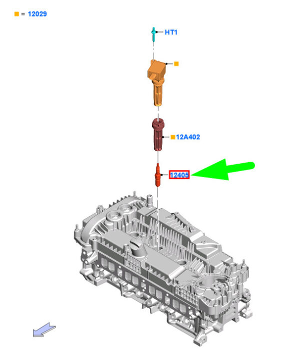 2350564 - NEW FORD MK4 SPARK PLUG FOCUS C519 2350564 ORIGINAL