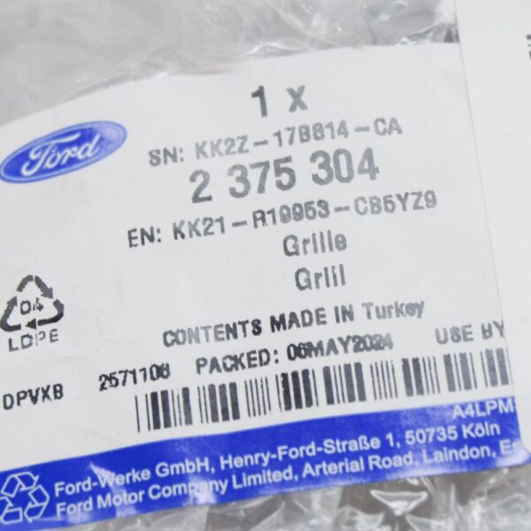 2375304 - FORD TOURNEO CUSTOM FRONT BUMPER LEFT GRILLE 2375304 NEW GENUINE