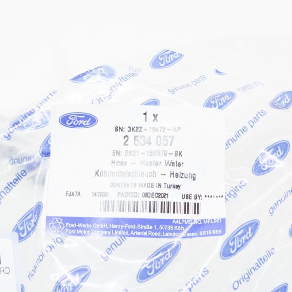 2420378 - FORD TRANSIT MK4 HEATER WATER HOSE 2534057 GK21-18K579-BH NEW