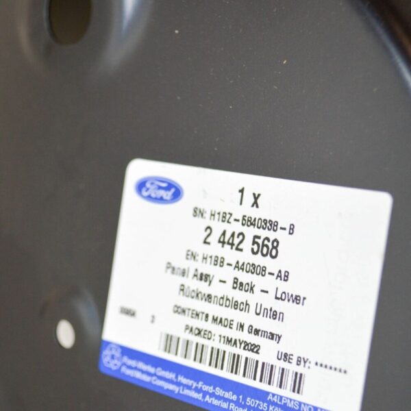 2442568 - FORD FIESTA MK7 Rear Back Lower Panel Assy 2647019 H1BB-A40308-AB NEW GENUINE